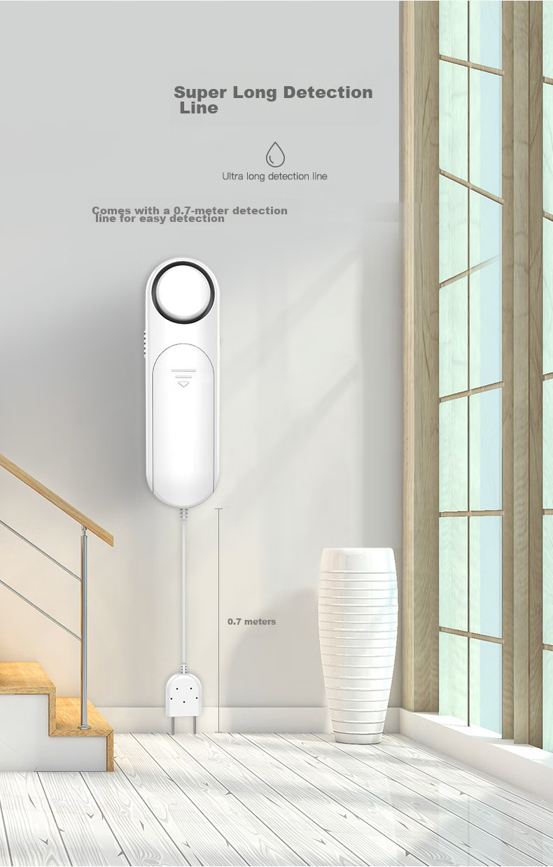 LFang WD12 Water Leak Detector Alarm for Home Use, Water Level Sensor, On-Site Overflow Detection Alarm 6