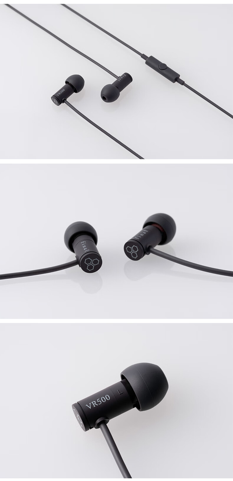 FINAL VR500 for Gaming Wired Headset with Accurate Positioning, 3D Spatial Immersion Experience, Fog Gray 12