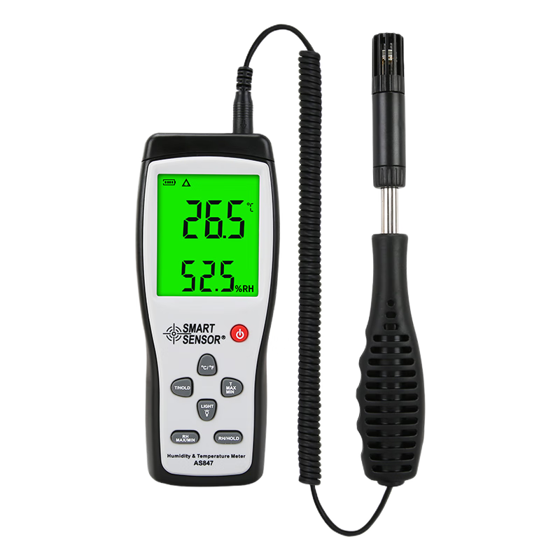 Xima AS847 Handheld Thermometer And Hygrometer, High-Precision Industrial Digital Temperature And Humidity Meter