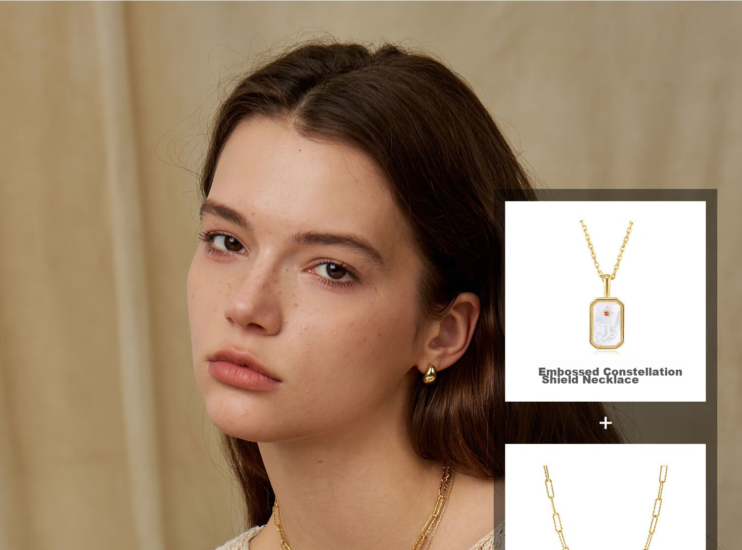 Arsis Embossed 12 Constellations Necklace, Original Design, Exquisite And Fashionable, Versatile, Birthday Gift for Girlfriend, Aquarius 25