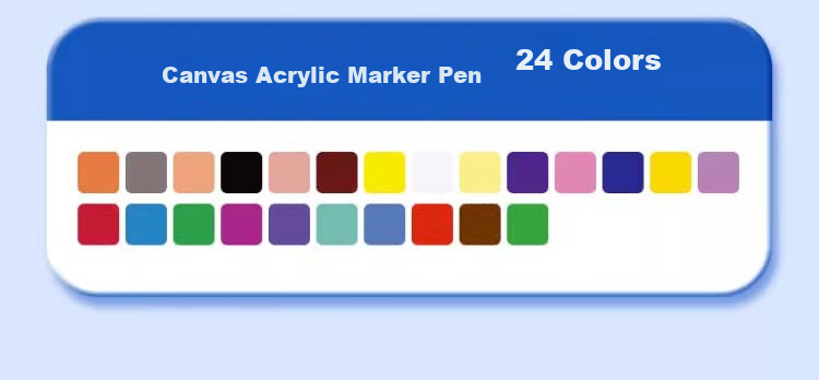 Liupintang Acrylic Markers, Waterproof Non-Translucent Watercolor Pens, Specially Designed for Elementary School Students, Soft Tip, Washable, Art Supplies for Students, Kindergarten And Children's Drawing Pens, Graffiti Handles, Acrylic 15