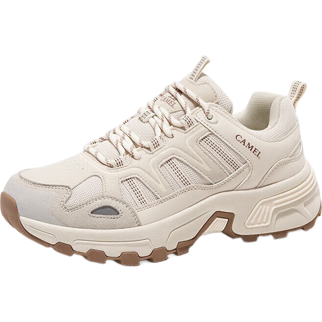 CAMEL Outdoor Hiking Shoes, Non-Slip, Wear-Resistant, Mountain Climbing Sports, Water-Repellent, Couple's Mountaineering Shoes [Taihang] 08S