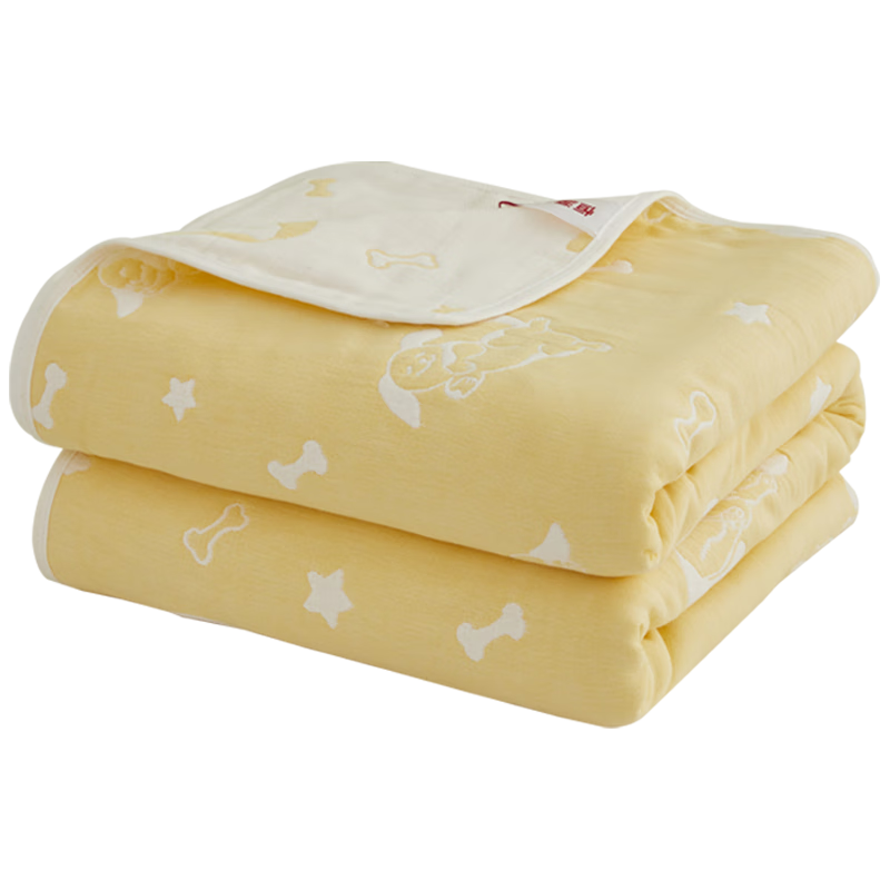 Hengyuanxiang Towel Blanket, Pure Cotton Class A Antibacterial, Six-Layer Gauze, All-Cotton Quilt, Air Conditioning Blanket, Thickened, 1.3 Jin, Jiawang Huaohua