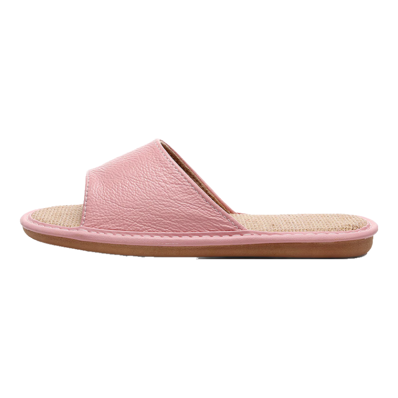 GUOLUOFEI Linen Slippers for Men And Women, All-Season Couple Indoor Non-Slip Cotton Linen Floor Sandals