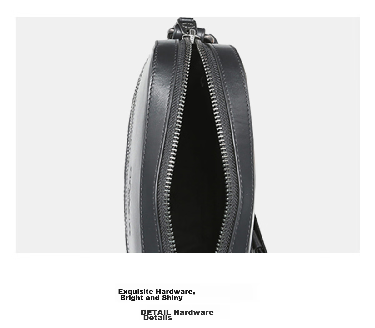 COACH [Brand Direct Supply] Men's HOUSTON Small Shoulder Crossbody Bag, Black And Gray, 4010 Yuan, New Year Gift 9