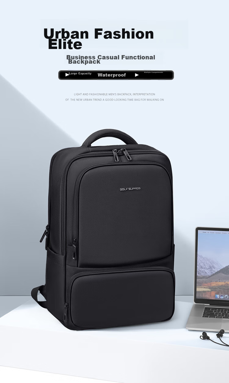 GOLF Backpack for Men, Business Travel Bag, 15.6/16 Inch Laptop Bag, Water-Resistant, Suitable for Business Trips And Commuting, Men's Backpack 1