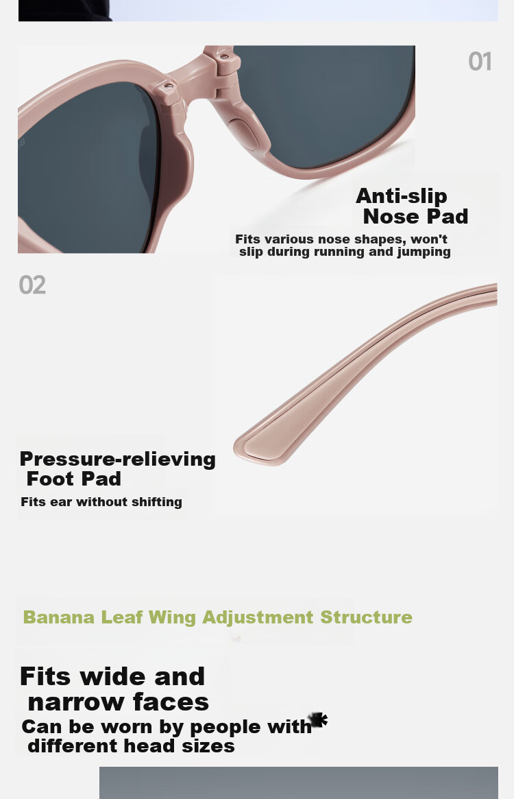 Beneunder Polarized Sunglasses for Men and Women Cycling Driving UV Protection Outdoor FD014 5