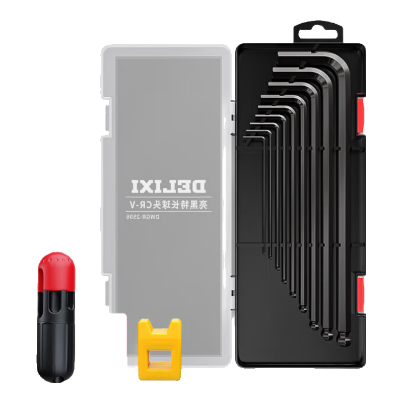 DELIXI Hex Key Set, Universal Hex Screwdriver, Internal Hexagon Extended Automatic Tool, Hexagonal