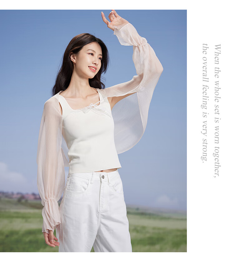 Shanghai Gushi Protective Arm Sleeves for Women, Spring And Summer Silk Mulberry Silk Hand Sleeves, Ice Sleeves, Shoulder And Neck Protection, Arm Guards, Small Cardigan Shawl, Gift for Mom 9