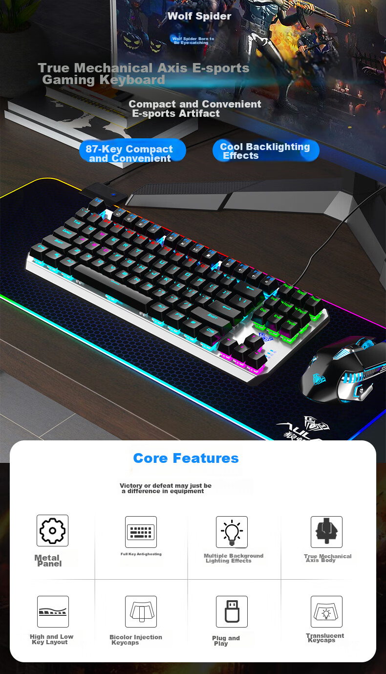 AULA Nova75 Custom Mechanical Keyboard Tri-Mode Wireless Wired Bluetooth Gasket Structure Hot-Swappable Full-Key Gaming Office Shadow Gray Caramel Latte Switches 1