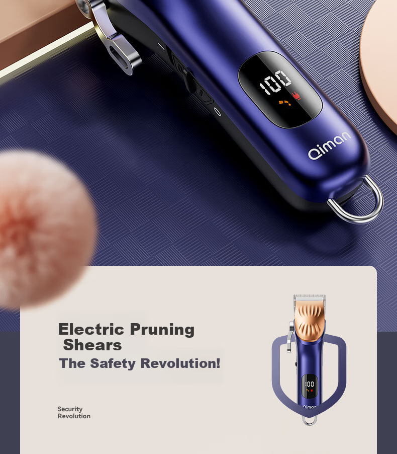 Qiman Pet Hair Clipper, Dog Grooming Tool, Pet Trimmer, Golden Retriever Hair Trimmer, Large Dog Hair Clipper, Electric Trimmer for Pet Shops [With Pet Comb Included] 2