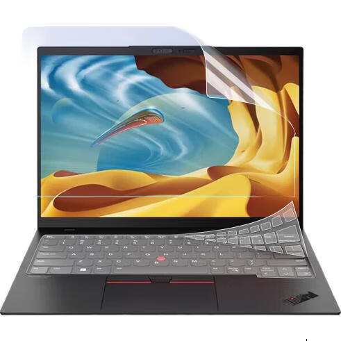 JPLAYER Keyboard And Screen Protector Set for Lenovo ThinkPad X1 Nano 2023/22/21 Laptop, High-Definition Clear Easy-To Anti-Scratch Film for 13-Inch Scree