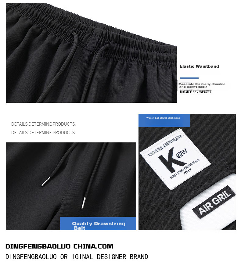 Dingfengbaoluo Ice Silk Shorts for Men, Summer Loose Quick-Dry Simple Versatile Casual Style Sports Knee-Length Pants, 2525 Dark Gray L 4
