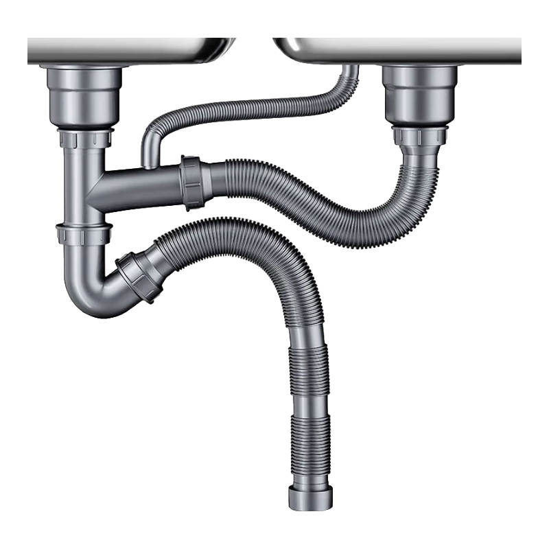 Pollock Kitchen Sink Drain Pipe Set CPXSG