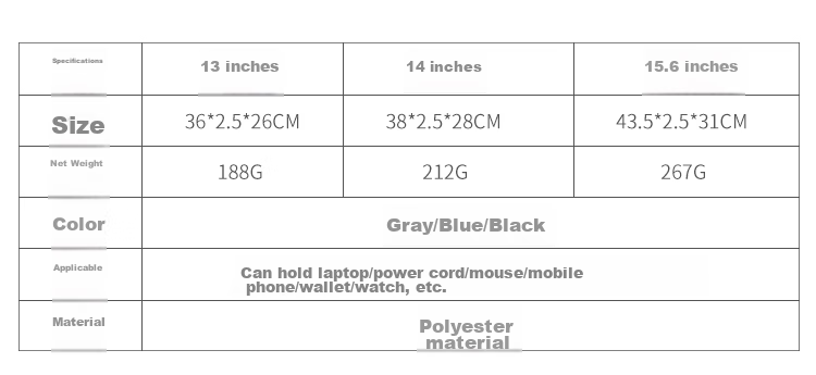 BUBM Laptop Sleeve, 15.6-Inch Light MacBook Inner Case, Suitable for Apple And Lenovo 21