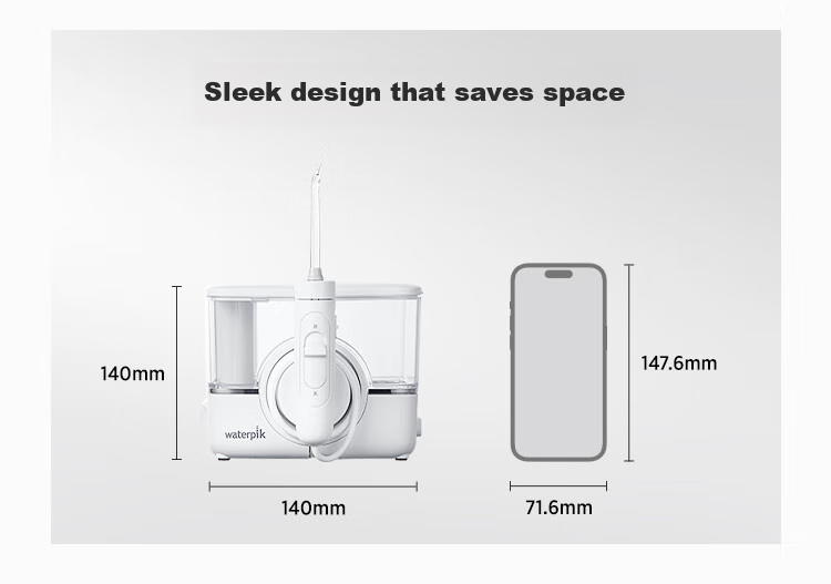 WaterPik [Premium Wireless Flagship] Medical-Grade Oral Irrigator, Mini Magic Box GT17, Pearl White, Family-Friendly Desktop Water Flosser, Birthday Gift 13