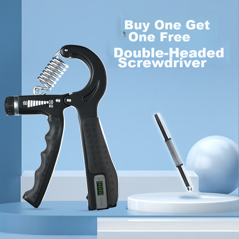 Mizuno Hand Grip Strengthener, Professional Hand Exerciser for Men And Women, Arm And Finger Strength Training, Office Electronic Counter, 2507 Black Sports Goods