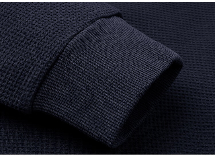 FIRS Waffle Texture Jacket for Men, Thickened Stand Collar Business Commute Skin-Friendly Soft Coat for Spring And Autum 6