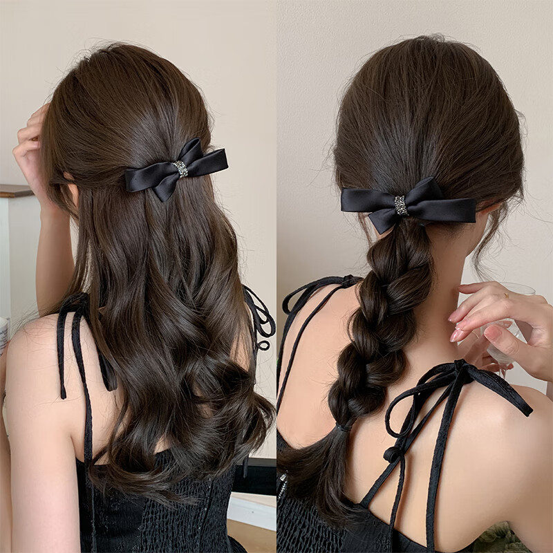 CHIMERA Hair Clip with Butterfly Bow for Low Volume, Back of Head Spring Clip, Ponytail Half-Up Hairstyle Accessory, Hair Barrette, Birthday Gift for Wome