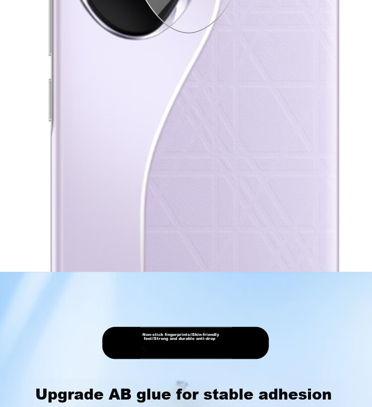 ESCASE [2-Pack] Tempered Glass Screen Protector for Honor 200 Pro, Huawei Honor 200 Pro Phone Film, HD Curved Full Screen Film, Anti-Scratch Anti-Fingerprint Full Glass Protective Film 5