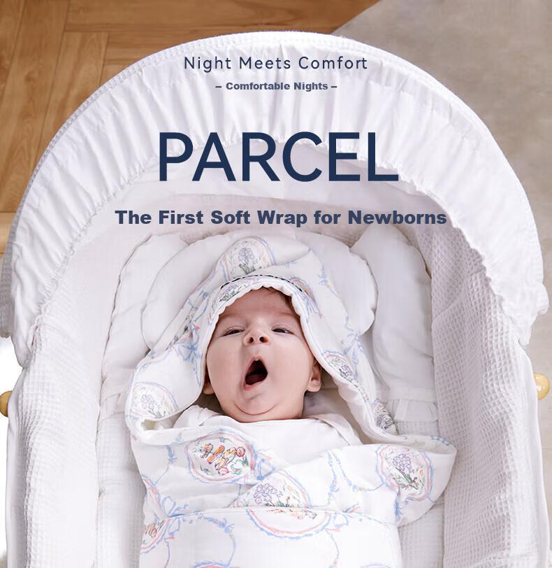 DOMIAMIA Baby Swaddle Blanket, Autumn And Winter Newborn Wrap, Anti-Startle Swaddling Cloth, Infant Small Blanket, Plush Swaddle Wrap, Single Blanket 1