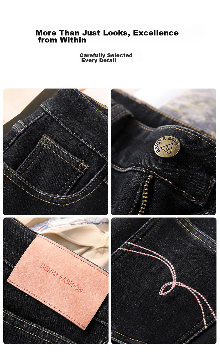 Dme [Extreme Cold Protection] Winter Fleece-Lined Thick Dad Pants, Loose-Fitting Slimming Denim Harem Pants for Women, Carbon Black, Size 31 19