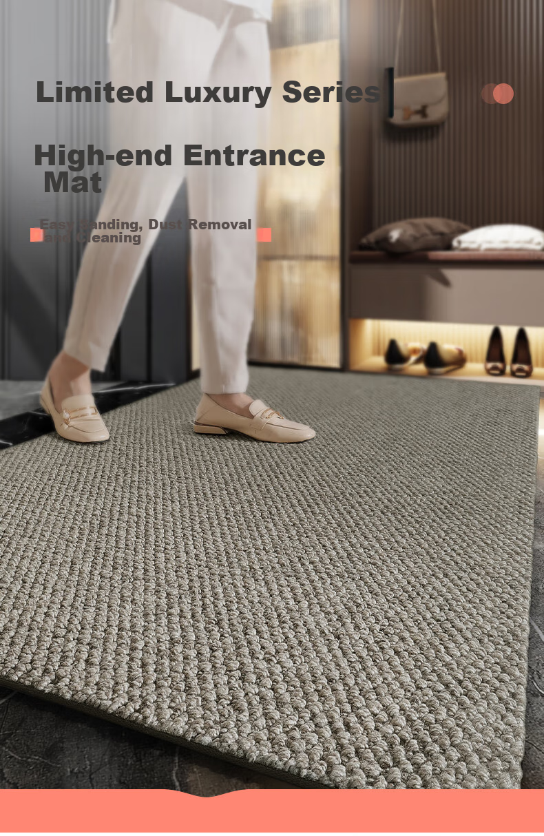 Dajiang New Zealand Wool Doormat, Customized High-End Entrance Rug, Doorway Foot Mat, 55x85cm 1