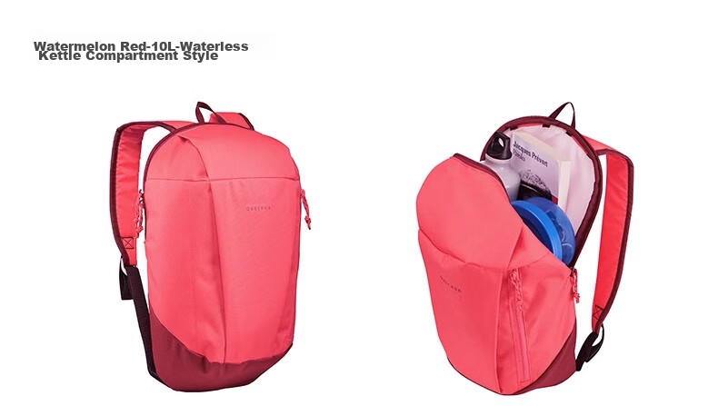 DECATHLON Men's And Women's Outdoor Travel Backpack, Hiking Backpack NH100, School Bag for Students And Children, 10 Liters, 4773405 29
