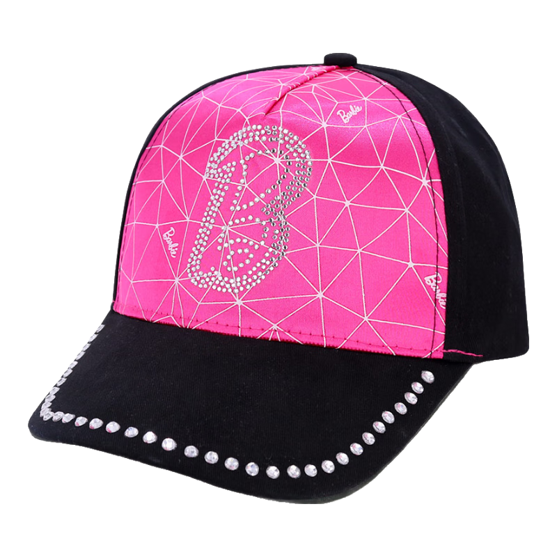 Barbie Children's Hat, Spring And Autumn Baby Sun Hat, Sun Visor Hat for Girls, Empty Top Hat for Girls, UV Protection Hat, Summer Baseball Cap