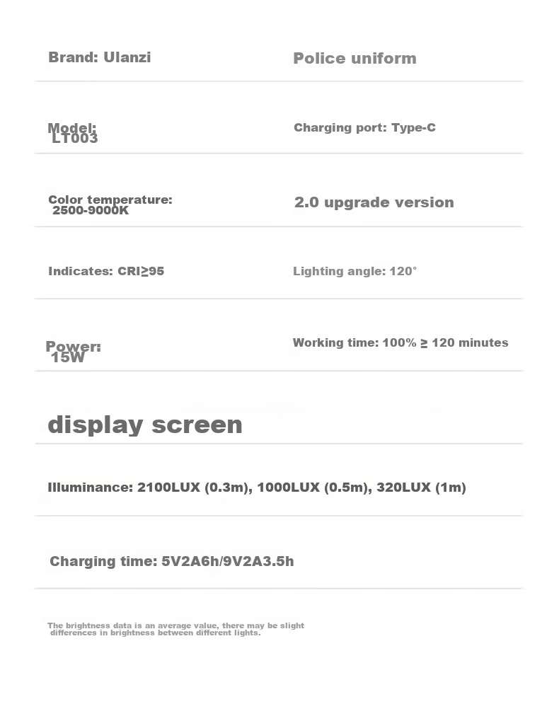 Ulanzi LT003 Full-Color RGB Panel Light for Live Streaming, Photography, Desktop Dual-Temperature Lighting, DSLR Hot Shoe Accessory, Indoor Photography Light for Selfies And Studio Use 17