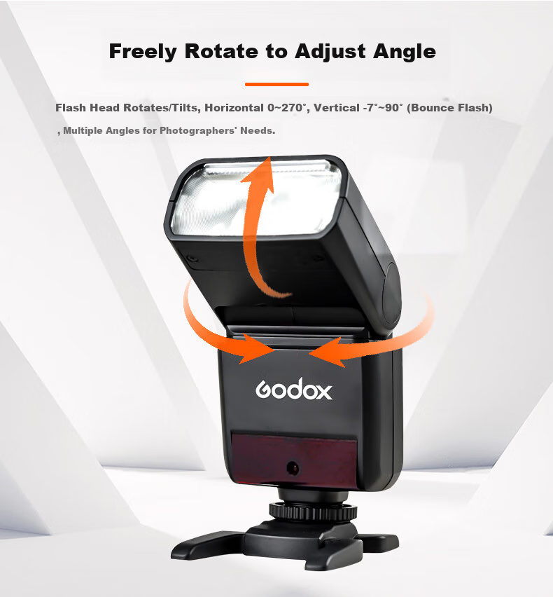 Godox TT350S Hot Shoe Light, Outdoor Photography Light, Sony Version, High-Speed TTL Hot Shoe Light 7