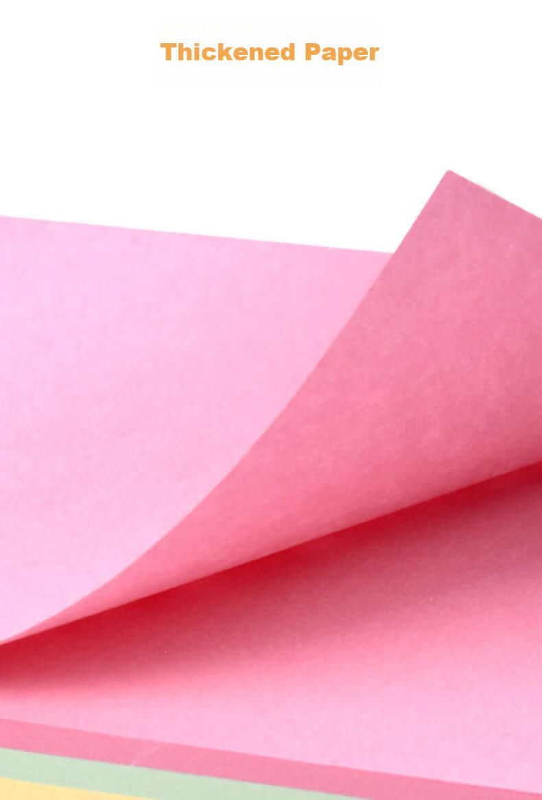 LISON 76*19mm, 100 Sheets/pack, Sticky Notes, Four Colors, Message Pad, Memo Paper, Sticky Memo Pads, Notice Paper, Office Supplies, School Supplies 5
