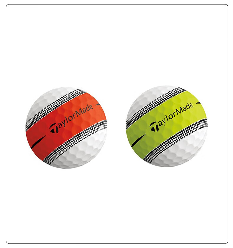 Taylormade Golf Three-Layer Balls, Long-Range, 2025 New Tour Response Blue Tire Balls, 12 Pieces 10