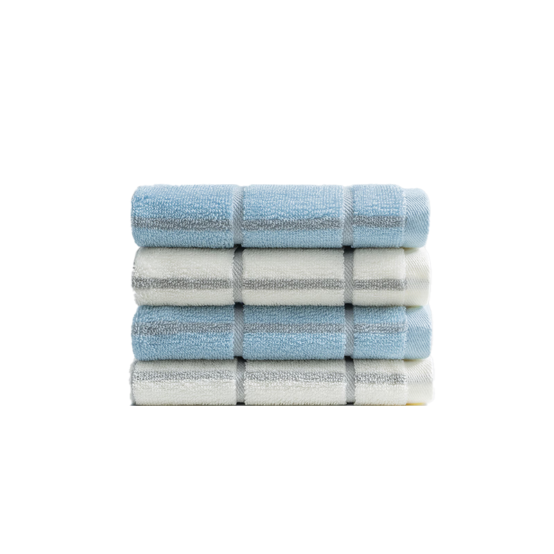 JD Original Pure Cotton Towel Small Square Towel 7A Grade Antibacterial Anti-Mite Pure Cotton Square Towel Soft Comfortable Absorbent Face Washing Sweat Wiping 4-Pack