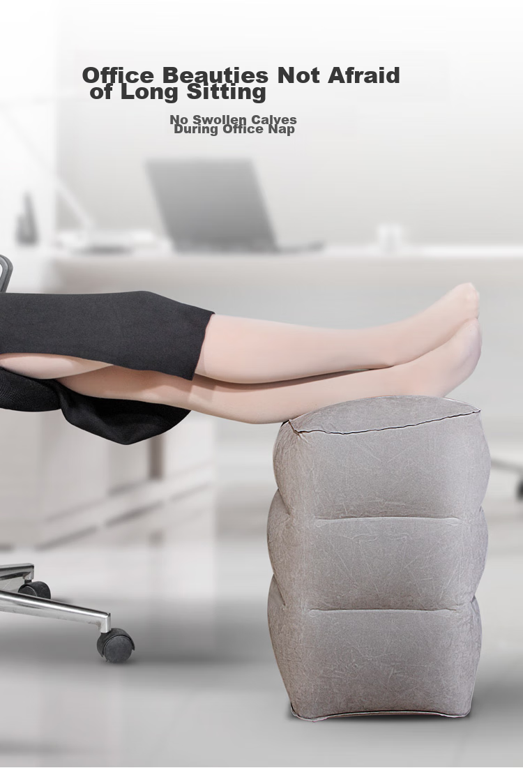 JiaTu Memory Foam U-Shaped Neck Pillow Travel Portable Airplane Long-Distance Neck Support Cushion Gray 5
