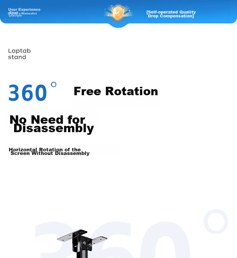 Muhouyingxiong TV Wall Mount Bracket, for 26-65 Inch TVs, Rotating Mount, 360-Degree Rotation, Ceiling TV Mount, Ceiling-Mounted TV Bracket 17