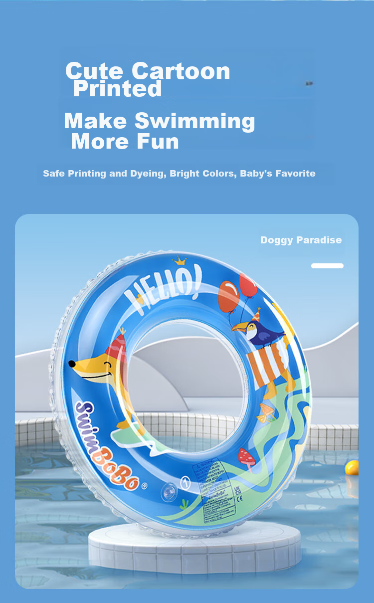 Swimbobo Children's Swim Ring, Kids' Armpit Float Ring for Ages 6 And Above, Boys And Girls Swim Ring K5102M Size 10