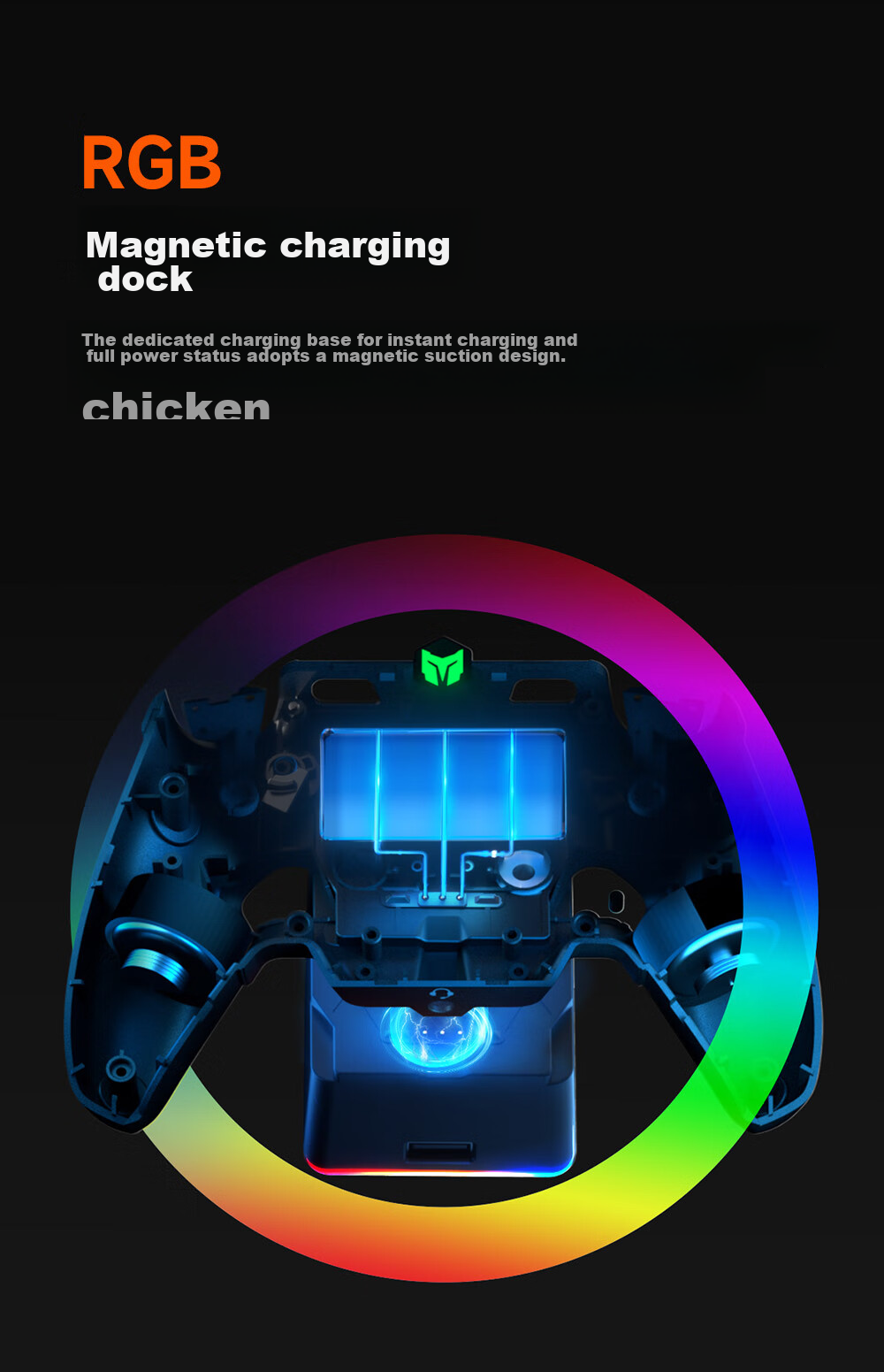 Mojiang Rainbow 2 PRO Wireless Game Controller Switch/NS/PC Xbox Bluetooth Motion-Sensing Apex Black Myth: Wukong/Monster Hunter: Strides of Destiny Standard Editio 25