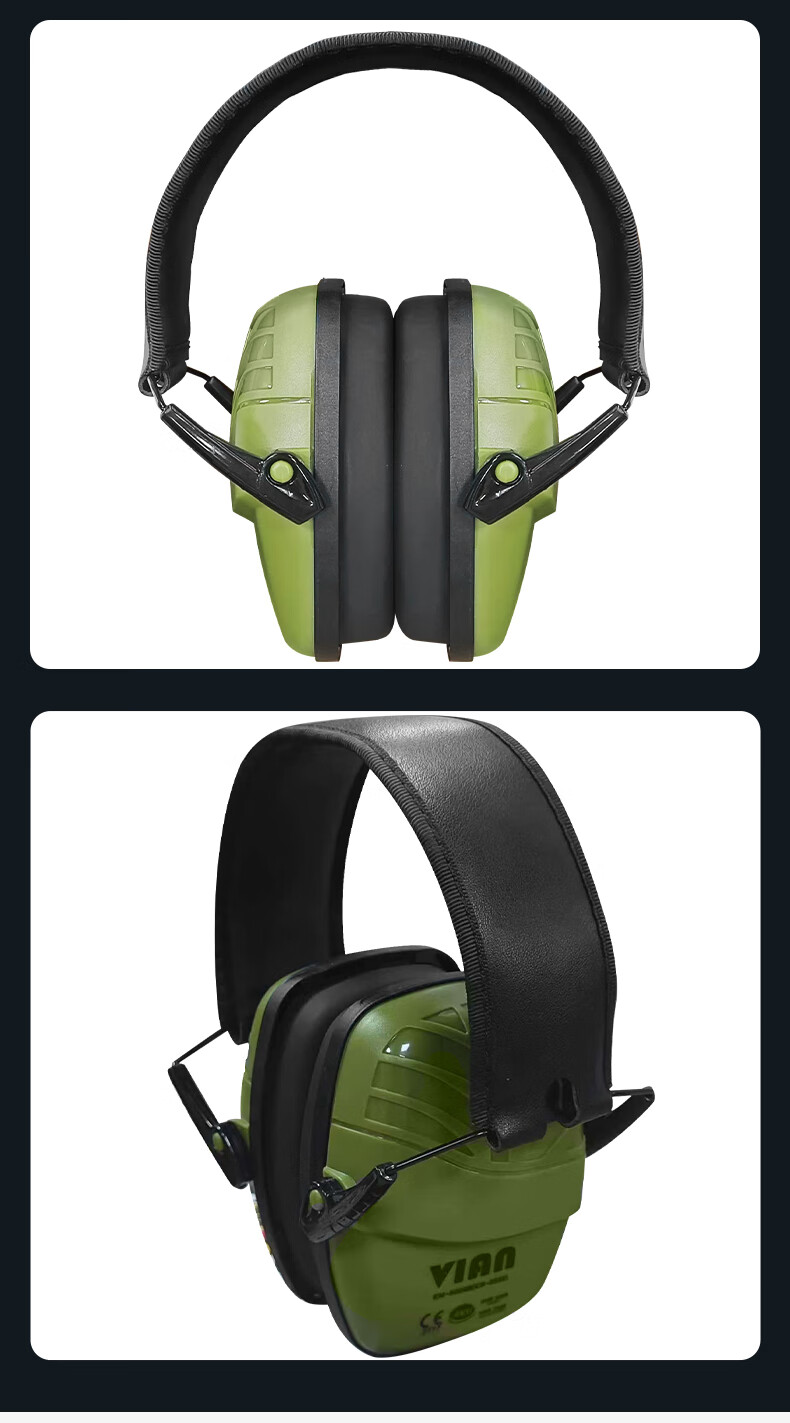 VIAN Noise-Cancelling Earmuffs Tactical Headphones for Target Practice, Outdoor Shooting Competitions, Specialized Head-Mounted Bluetooth Headphones Tactical Noise-Cancelling Earmuffs (Noise Reduction 32dB) 5