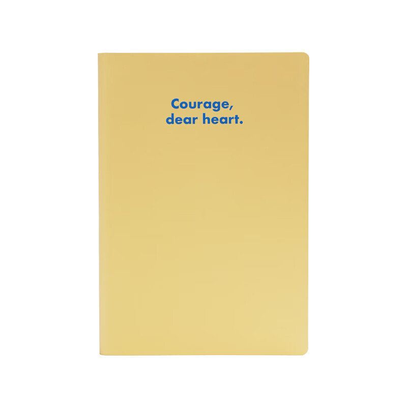 Chenzao Soul Giant Contrasting Color Quote Manual Blank Work Notebook Diary Soft Cover Planner A5 224 Pages - Cheese Yellow