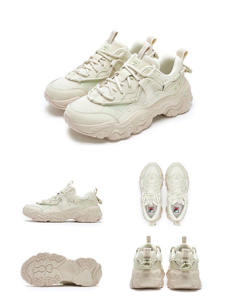 FILA Official Women's Dad Sneakers Sports Shoes Cat Claw Shoes 5th Generation Retro Casual Shoes 31