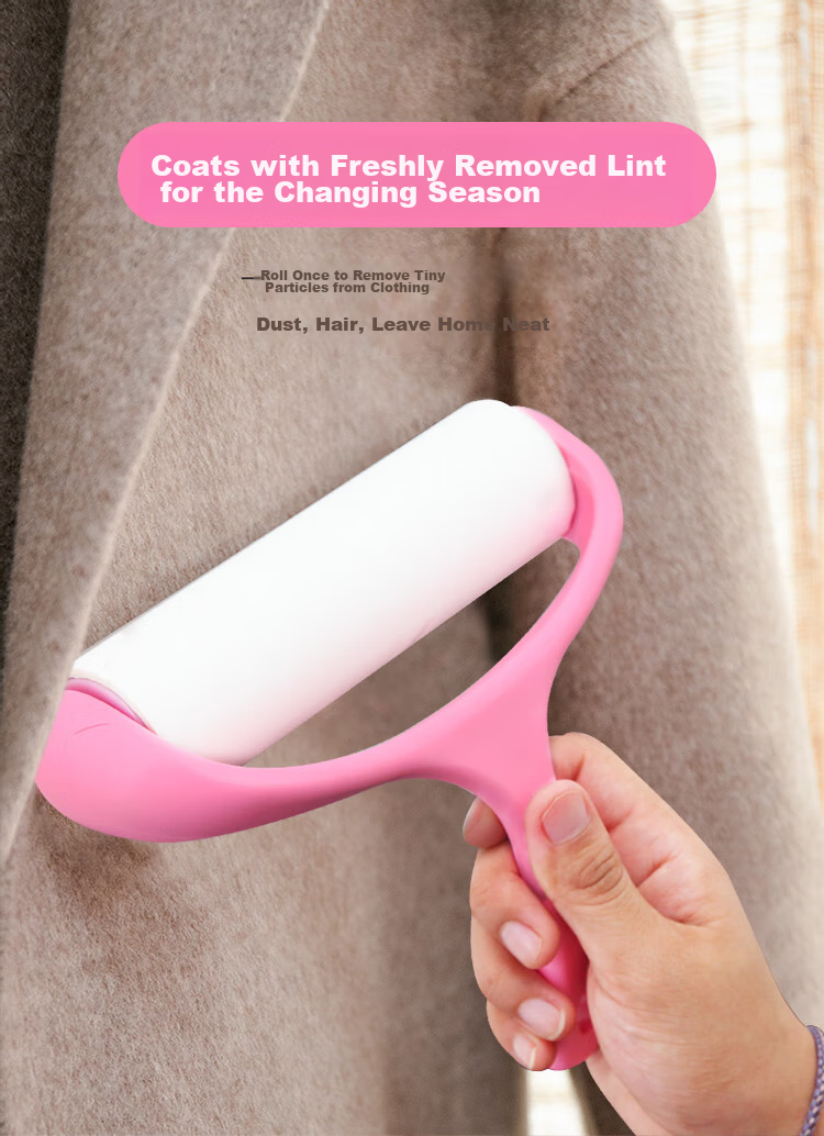 EAST Lint Roller, 16cm, 7 Rolls, 420 Sheets, Tear-Away Replacement Paper, Clothes And Pet Hair Cleaning Tool 6