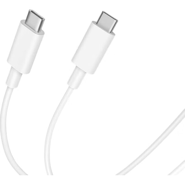 Кабель Xiaomi MI Original 3A Fast Charging (Type-C to Type-C), 1 м, белый, для iPhone 15/iPad