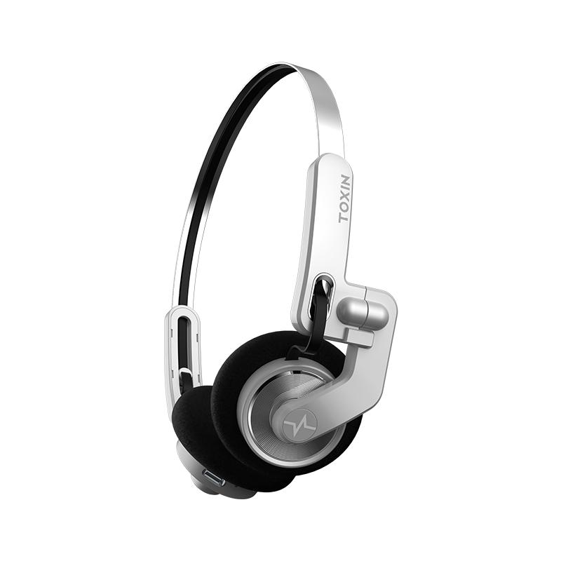 Chenfeng Toxic Metal Headphones, Wireless Bluetooth Gaming Earphones for Sports And Styling, Atmosphere-Emitting Headphones, Birthday Gift, Compatible with Apple And Xiaomi Phones, TX-1 Polar Gray
