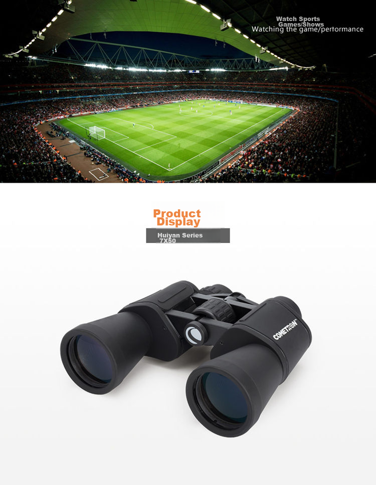 Xingtelang Huiyan 7X50 High Magnification High Definition, Non-Infrared Night Vision, Landscape Viewing Outdoor 1000 Adult Binoculars 7