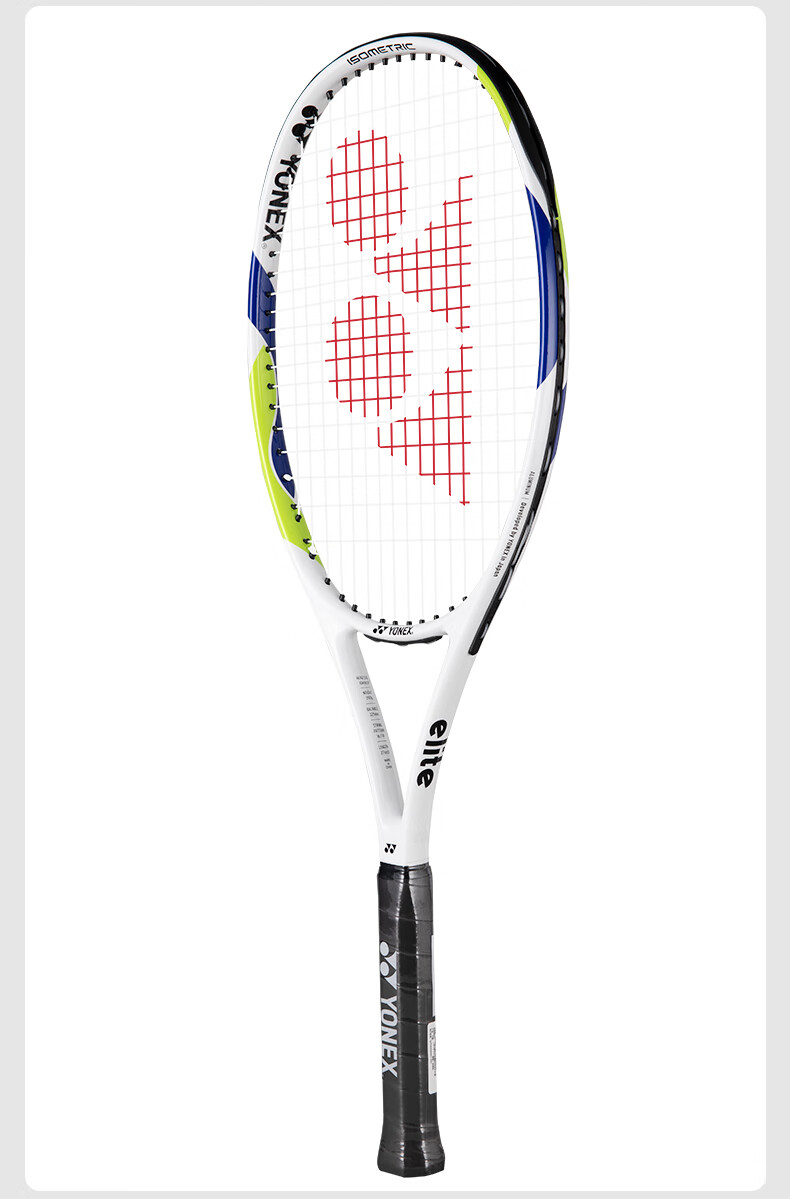 YONEX Tennis Racket Beginner Training Lightweight Durable Integrated Frame ELITE White Navy Pre-Strung 6