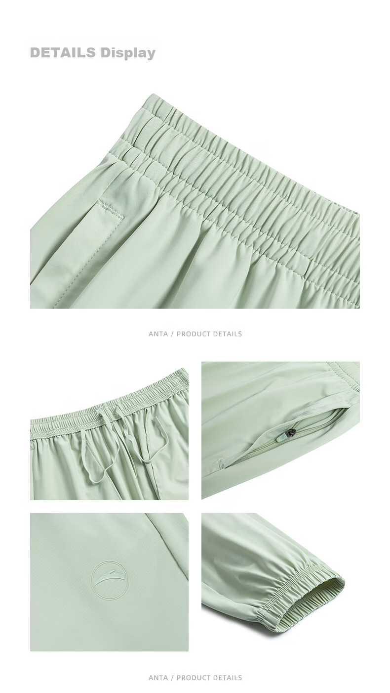 Anta Freedom Pants | Ice Silk Sun Protection Lantern Pants Women's Summer New Drawstring Jogger Loose Yoga Sports Trousers 72