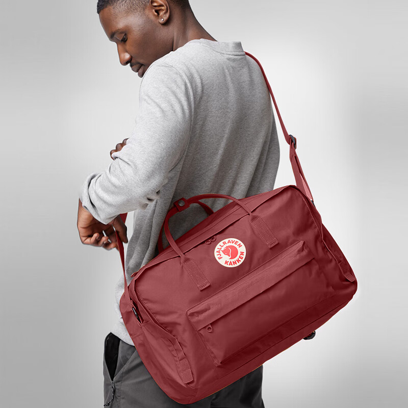 FJALLRAVEN Kanken Single and Double Shoulder Backpack Large Capacity Gym Bag 23802-326 Bull Red 30L