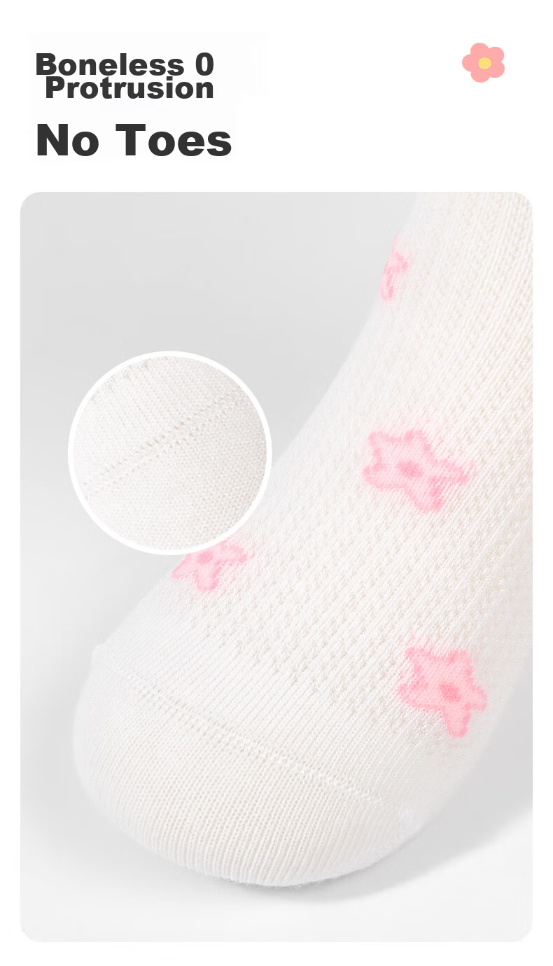 Barbie Girls' Socks, Thin Spring And Autumn Style, Children's Cotton Socks, Cute White Lace Short Socks for Baby Girls, Mesh Socks for Girls 6
