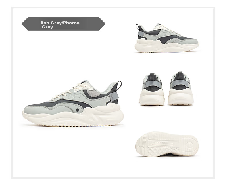 361° Women's Sneakers, Yunshu 3 Spring And Summer Retro Thick-Soled Casual Versatile Commuter Dad Shoes, 682316706-1 122